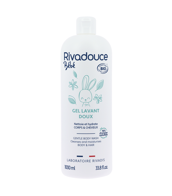 Rivadouce Bébé Bio Gentle Cleansing Gel (Gel Doux Lavant) 1000ml