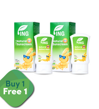 [BUY 1 GET 1 FREE] ING Organic Baby Natural Sunscreen SPF50 45ml