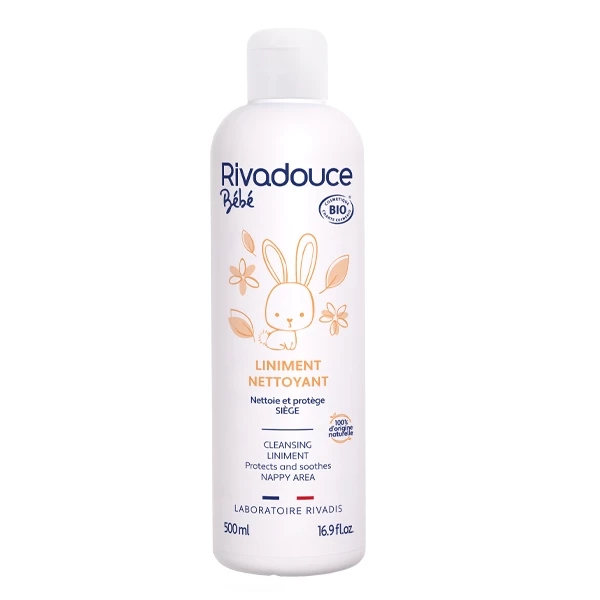 Rivadouce Bébé Bio Liniment Nettoyant (Cleansing Liniment) 500ml